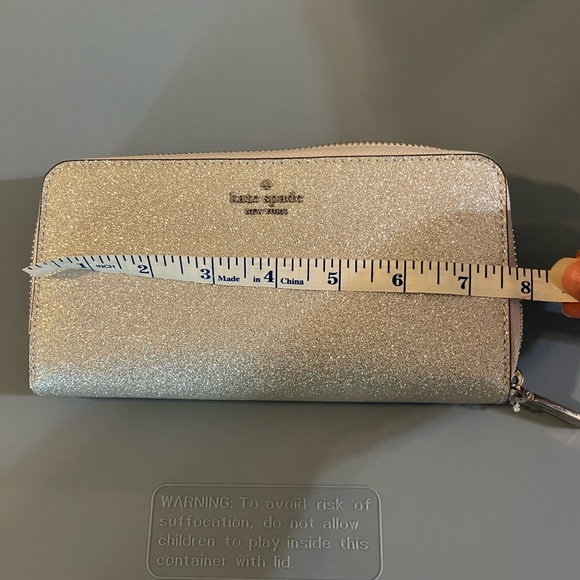 Kate Spade Lunar Light Glitter Large Continental Wallet - Picture 5 of 7